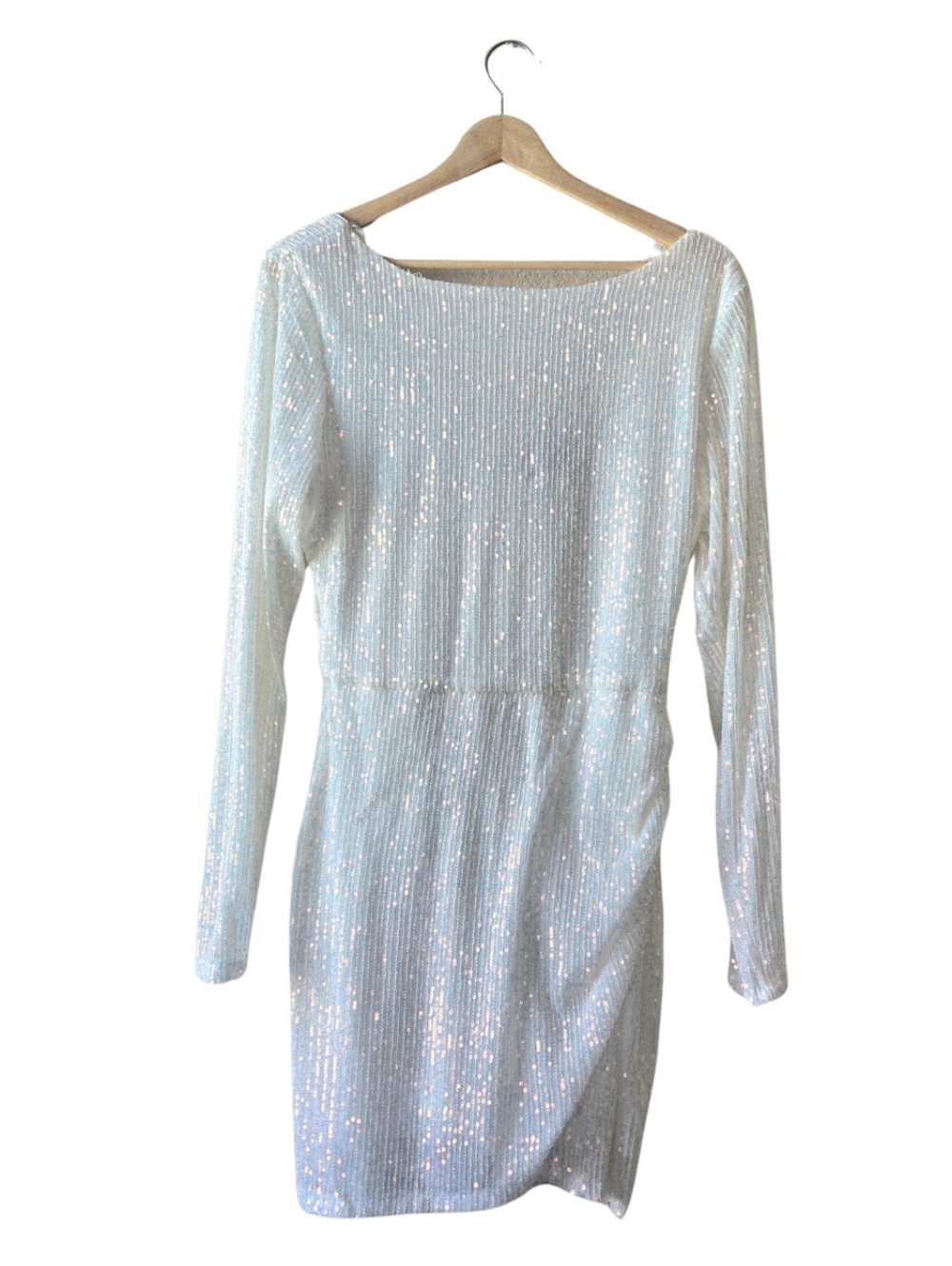 Windsor White Iridescent Sequin Mini Dress | NWT | Size 11 / Best Fits M